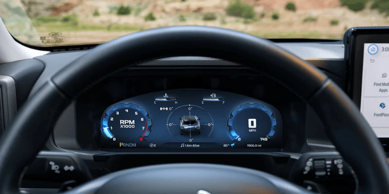 Bronco Sport Steering Wheel Dashboard