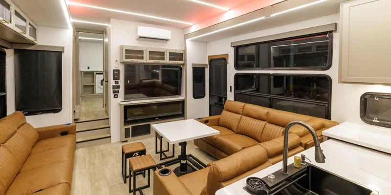 premium RV home interior