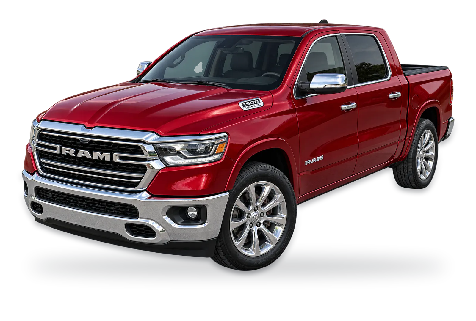 Red Ram 1500 crew cab pickup truck