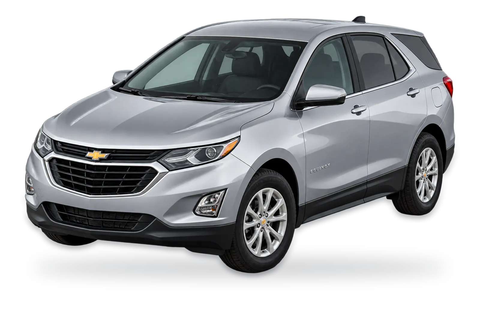 Silver Chevy Equinox SUV