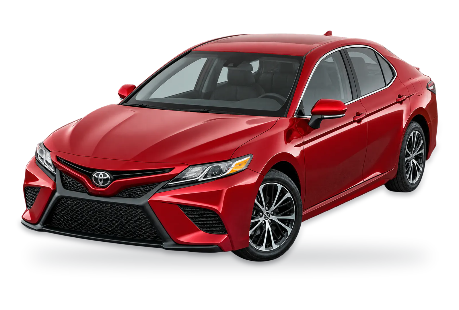 Red Toyota Camry sedan