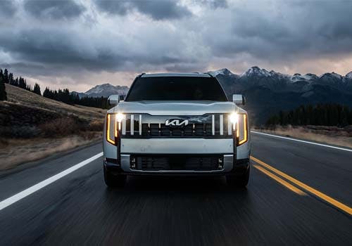Kia Telluride front view, exterior, design features