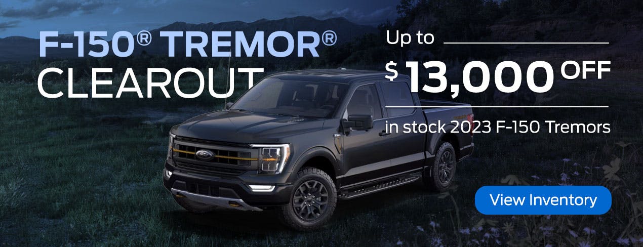 F-150 Tremor Clear Out - Up to $13K off in stock 2023 F-150 Tremors