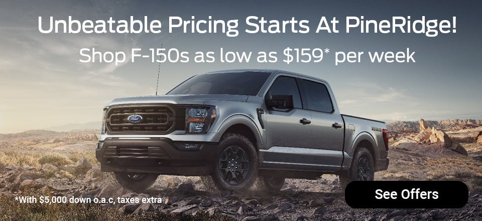F-150 offers incentives pineridge
