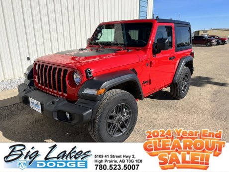 2024 Jeep Wrangler Sport S 2 Door 2.0L Turbo 4 Cylinder Engine