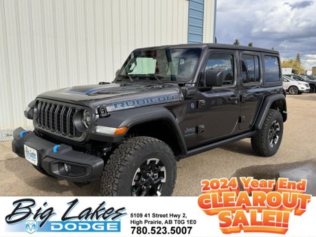 2024 Jeep Wrangler 4xe Rubicon 4 Door 4x4 Hybrid Gas and Electic Powered