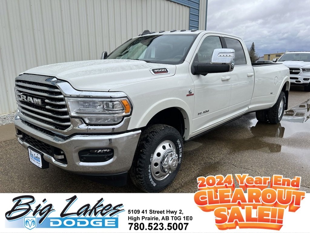 2024 Ram 3500 Longhorn 4x4 Crew Cab Long Box Dually High Output Cummins (256752) Main Image