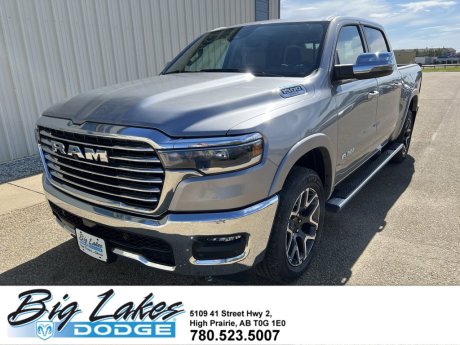 2025 Ram 1500 Laramie Crew Cab Short Box-14.4 Inch Touchscreen-19 Speakers 