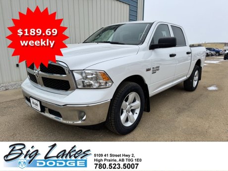 2024 Ram 1500 Classic Tradesman Crew Cab-Hemi V8-Trailer Hitch-20 Rims-Chrome Pack 