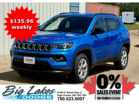 2025 Jeep Compass North-Rain–Sensing Wipers-Heated Steering Wheel-Navigation 