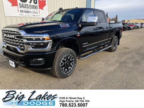 2026 Ram 3500 Limited-Cummins Diesel-Leather-5th Wheel Prep-Pass Touch Scr 