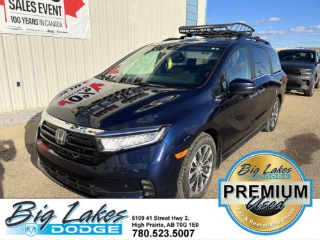 2022 Honda Odyssey EX-L Nav-Heated Leather Seats-Alloy Wheels-Power Doors 