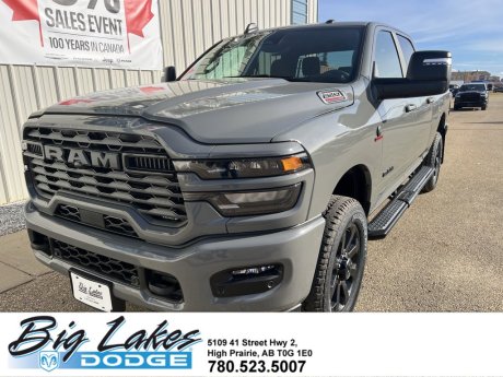 2026 Ram 2500 Big Horn-Night Edition-Cummins Diesel-Side Steps-5th Wheel P 