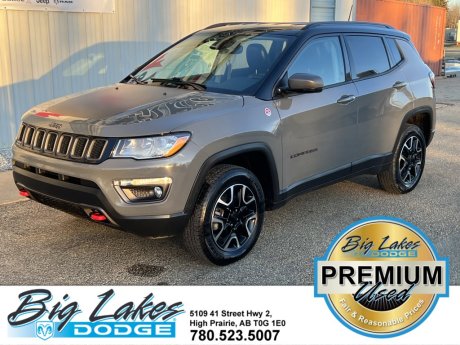 2021 Jeep Compass Trailhawk-Adaptive Cruise-Skid Plates-Heated Seats 