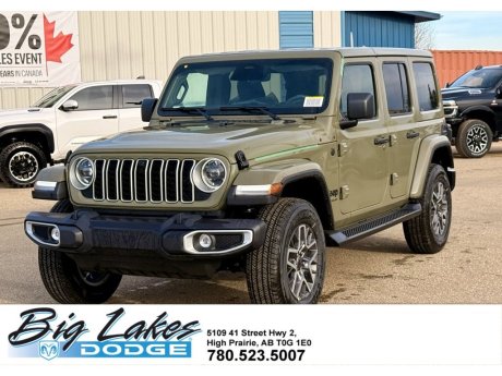 2026 Jeep Wrangler Sahara-3.6L V6 24V VVT Engine-Navigation-Remote star 