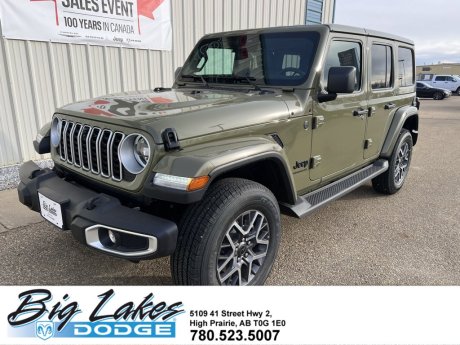 2026 Jeep Wrangler Sahara-3.6L V6 -Navigation-Remote star-Leather Seats-Hardtop 