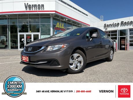 2013 Honda Civic Sdn LX | ONE OWNER | NO ACCIDENTS | HEATED SEATS