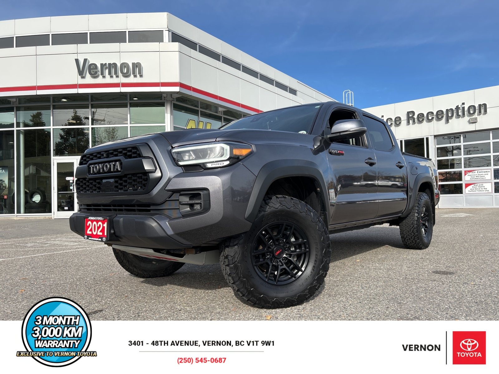 2021 Toyota Tacoma 4X4 for sale in Vernon, BC | Used Toyota Sales