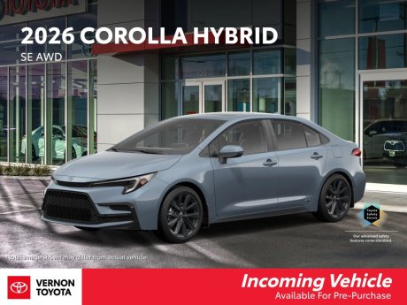 2026 Toyota Corolla Hybrid SE AWD 