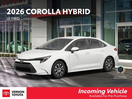 2026 Toyota Corolla Hybrid LE FWD 
