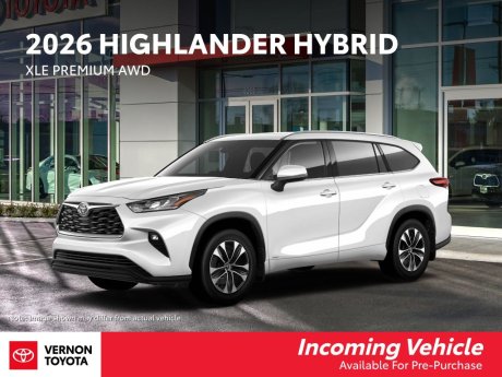 2026 Toyota Highlander Hybrid XLE Premium AWD 