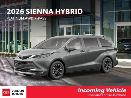 2026 Toyota Sienna Hybrid Platinum AWD 