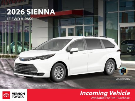 2026 Toyota Sienna LE FWD 