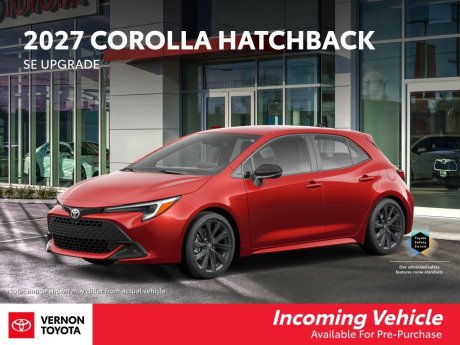 2027 Toyota Corolla Hatchback SE Upgrade 