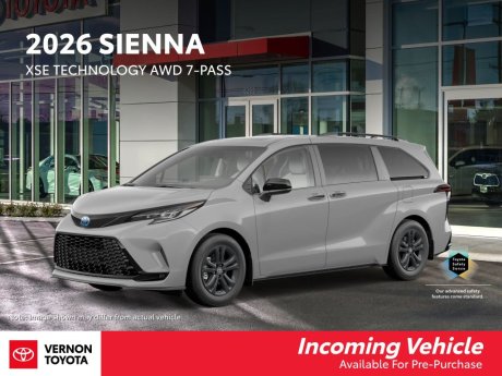2026 Toyota Sienna Hybrid XSE Technology Package 