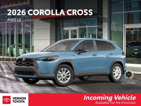 2026 Toyota Corolla Cross LE AWD 