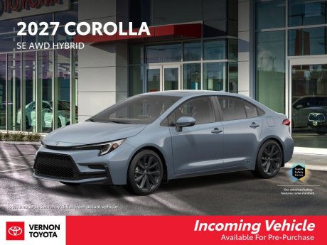 2027 Toyota Corolla Hybrid SE AWD 