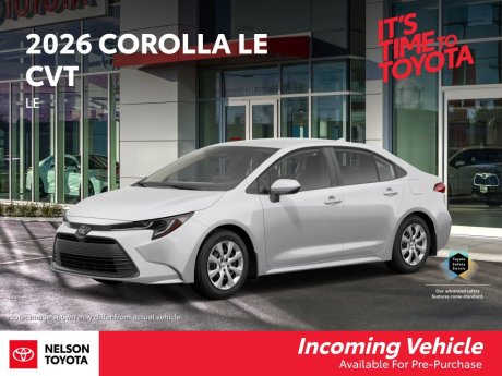 2026 Toyota Corolla LE 