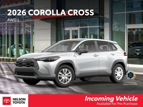 2026 Toyota Corolla Cross L AWD 