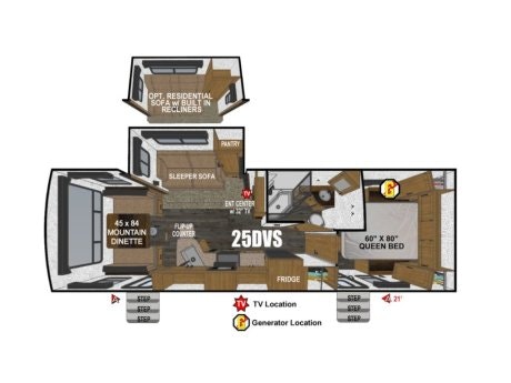 2024 Outdoors Rv Back Country 25DVS  Travel Trailer