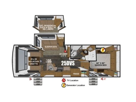 2024 Outdoors Rv Back Country 25DVS  Travel Trailer