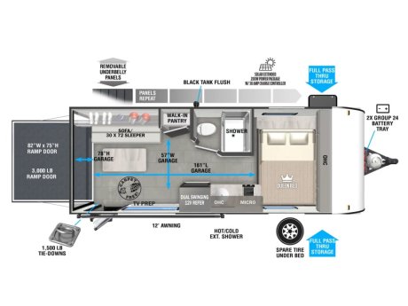 2026 Forest River Salem 181RT  Travel Trailer
