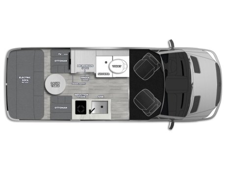 2025 Pleasure-Way Ascent   Class B Camper Van
