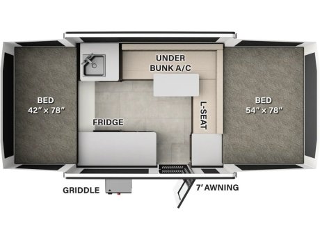 2026 Flagstaff TENT CAMPER 164MT  Tent Trailer
