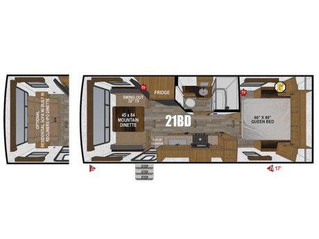 2026 Outdoors RV Back Country 21BD  Travel Trailer