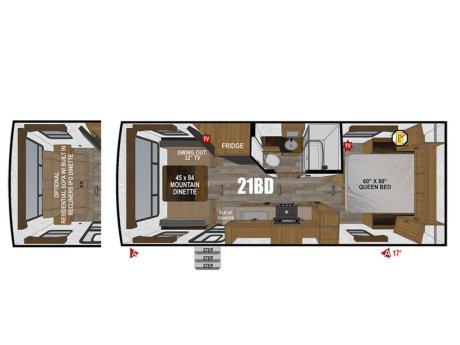 2026 Outdoors RV Back Country 21BD  Travel Trailer