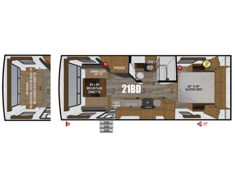 2026 Outdoors RV Back Country 21BD  Travel Trailer