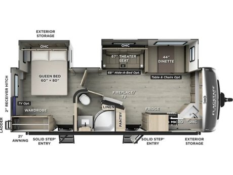 2027 Flagstaff SUPER LITE 26FKBS  Travel Trailer