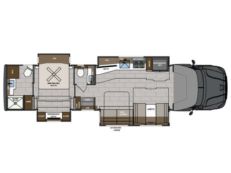 2026 Renegade RV Explorer 40ERB  Super C Motorhome