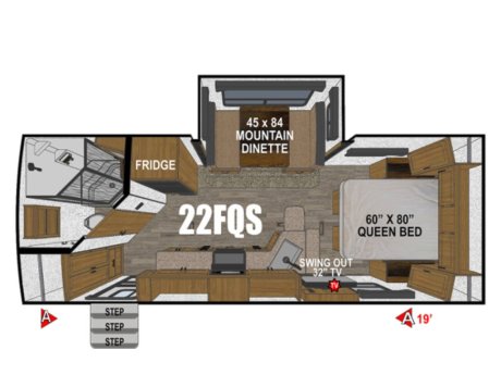 2027 Outdoors RV Timber Ridge 22FQS  Travel Trailer