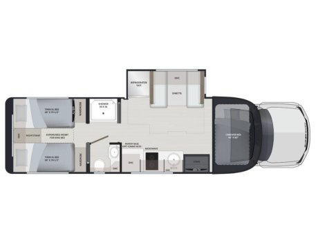 2027 Renegade RV VERA CRUZ 33TBR  Super C Motorhome