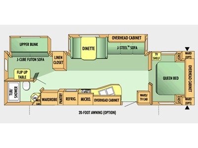 2008 JAYCO 31BHDS (22N2177A24) Main Image