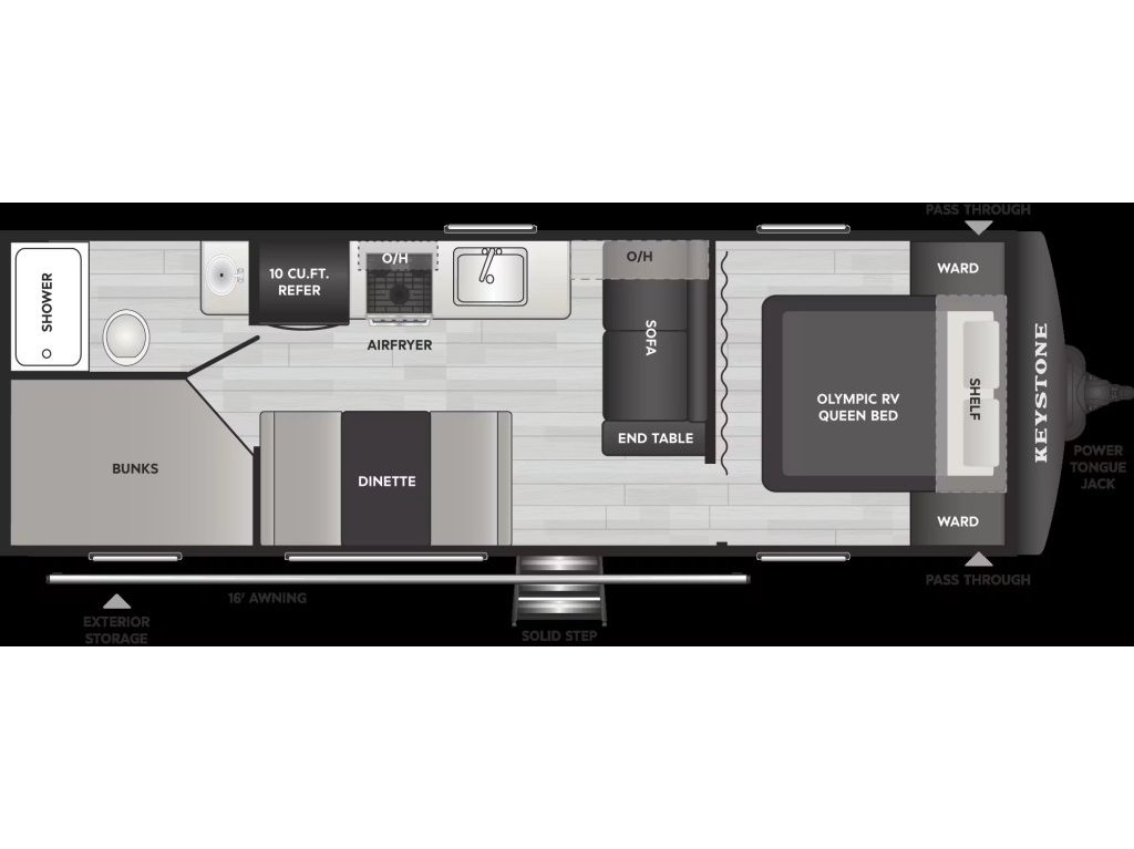 2026 Keystone Hideout 230 BHWE (42622) Main Image