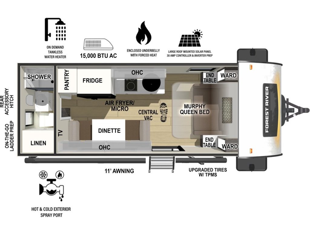 2026 Forest River rpod 192 Hood River Edition (68606) Main Image
