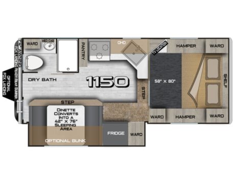 2026 Northwood Arctic Fox 1150  Truck Camper