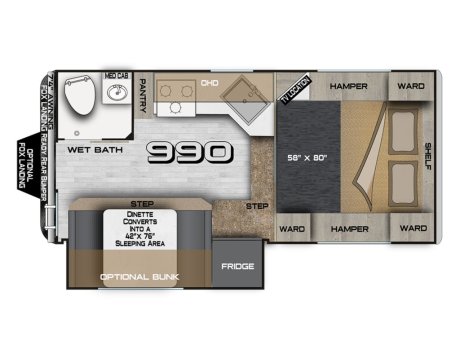 2026 Northwood Arctic Fox 990  Truck Camper